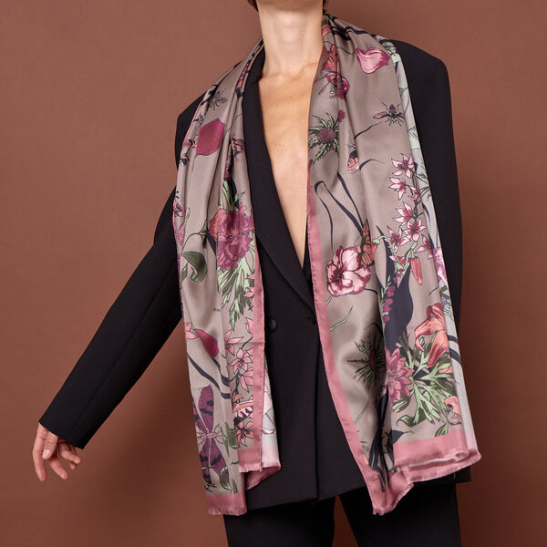 LIVING GARDEN Scarf, old rose, Bella Ballou