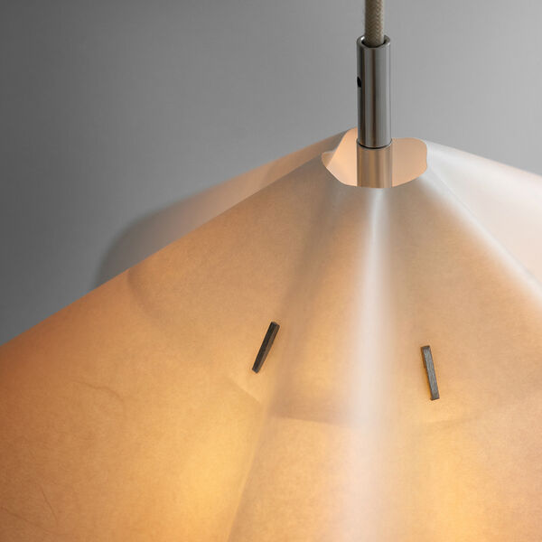 Sinuate Pendant, steel, MOEBE