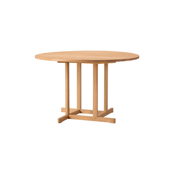 BM80 Mogensen Shaker Table &Oslash; 120 cm, oiled oak, Fredericia Furniture