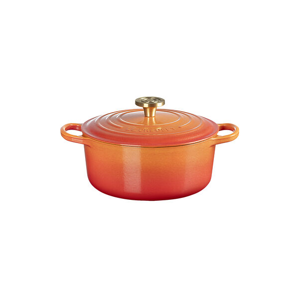 Rund jubileumsgryta &Oslash; 24 cm, flamme dor&eacute;e, Le Creuset