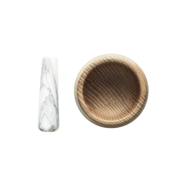 Craft Mortar & Pestle, white, Normann Copenhagen
