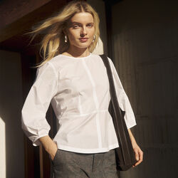 CharinaPW Blouse, bright white, Part Two