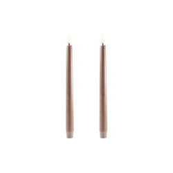 LED Taper Candle 25 cm, sandstone, Uyuni Lighting