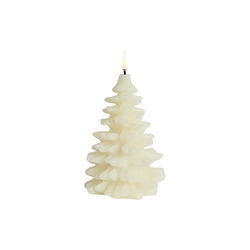 LED Pillar Candle 15 cm, ivory, Uyuni Lighting