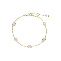 Jade | Goldplated / Rose Quartz | Armband, Pure by Nat