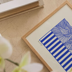 Papercut 04, blue, Pel&eacute;ton