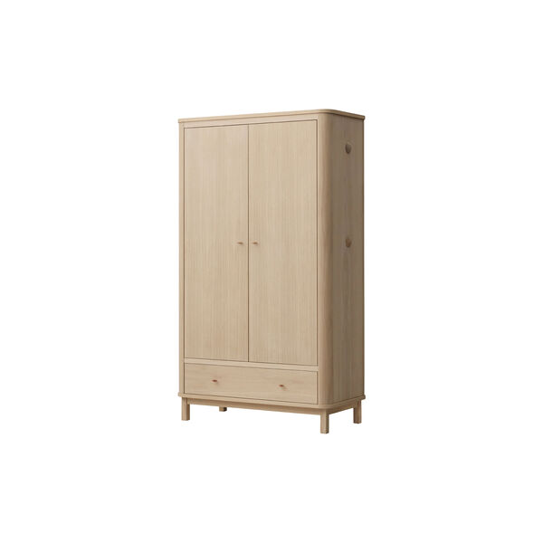 Wood Wardrobe 2 Doors, oak, Oliver Furniture