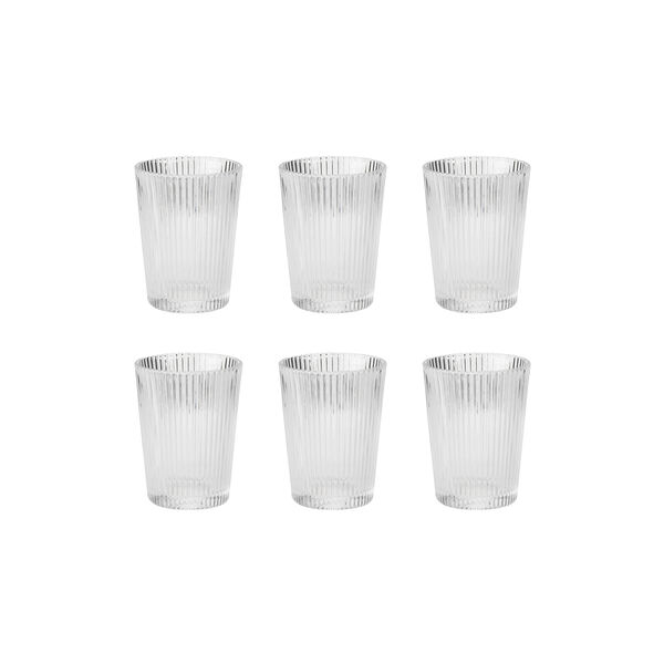 Pilastro dricksglas 6 st, clear, Stelton