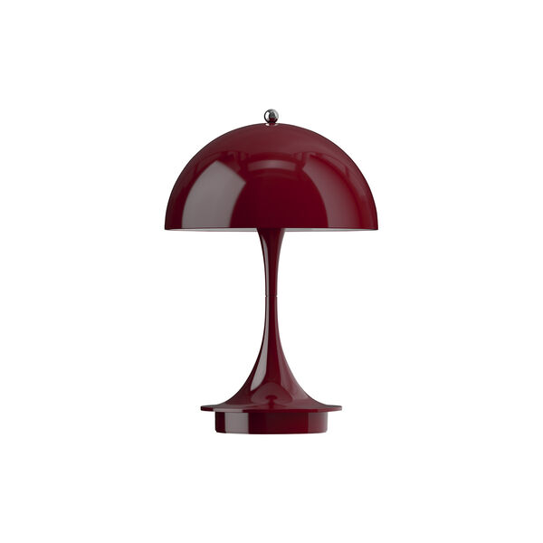 Panthella 160 Portable Bordslampa, opaque burgundy, Louis Poulsen