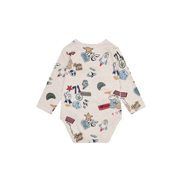 Hcbuster Badges Long Sleeved, wheat melange Hcbuster Badges Long Sleeved, wheat melange, Hust & Claire