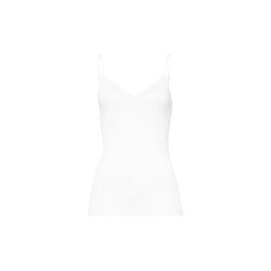 Cotton Seamless Spaghetti Top, white, HANRO