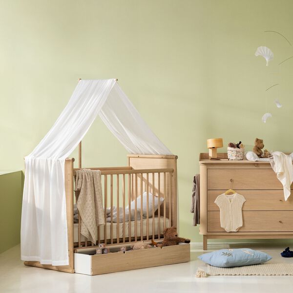 Camp Novel | Oak | Bed Canopy Holder For Crib, Oliver Furniture