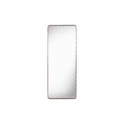 Adnet Rectangular Wall Mirror, tan, GUBI
