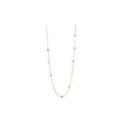 Lina halsband, pink purple, Pure by Nat