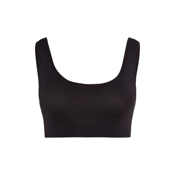 Crop Top, black, HANRO