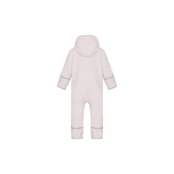Doubleface Fleece Babysuit, rose powder/kit, VER de TERRE