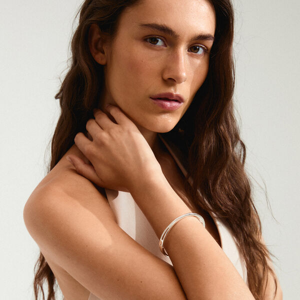 KIRA Armband, silverpl&auml;terat, Pilgrim