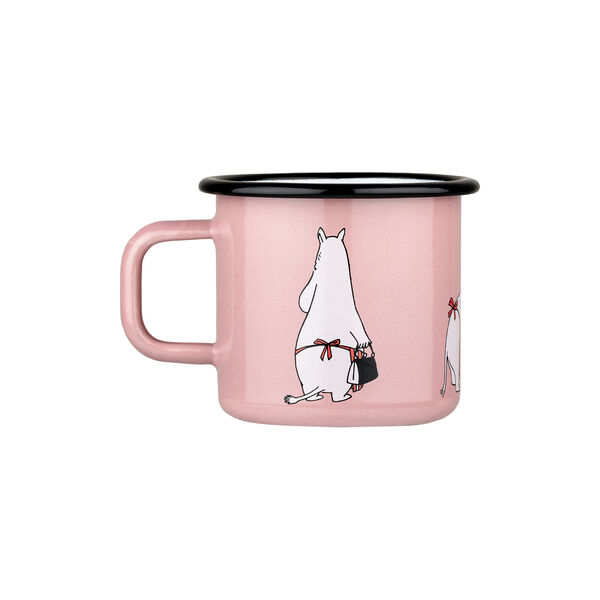 Moominmamma Enamel Mug, pink, Muurla