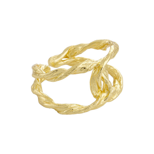Idun double ring, guldpl&auml;terad, Pure by Nat
