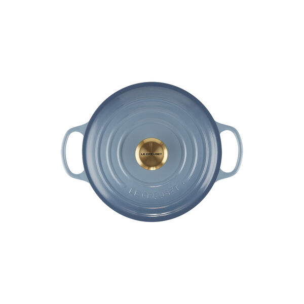 Signature gjutj&auml;rn rund gryta &Oslash; 24 cm, chambray, Le Creuset