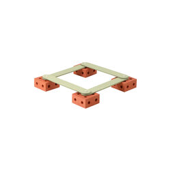 Balansbana, burnt orange/dusty green, MODU
