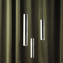 FM2014 Solid Pendant, glossy stainless steel, FRANDSEN