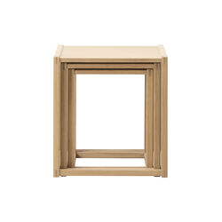 BM375 Nesting Tables, ljus oljad ek, Fredericia Furniture