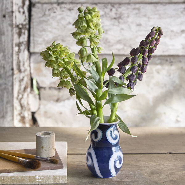 Tulle vas, bl&aring;, K&auml;hler