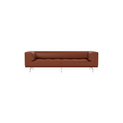 4511 Delphi Sofa, Cera 905/aluminium, Fredericia Furniture