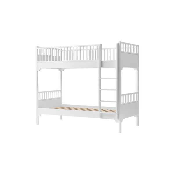 Seaside Classic Bunk Bed 90x200 cm with Vertical Ladder Seaside Classic Bunk Bed 90x200 cm with Vertical Ladder, Oliver Furniture