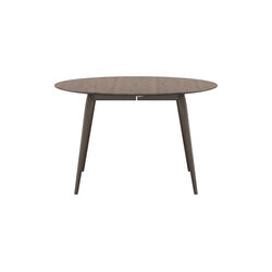 PLAYdinner Round &Oslash;120 Dining Table with Extension, smoked oak, Bruunmunch Furniture
