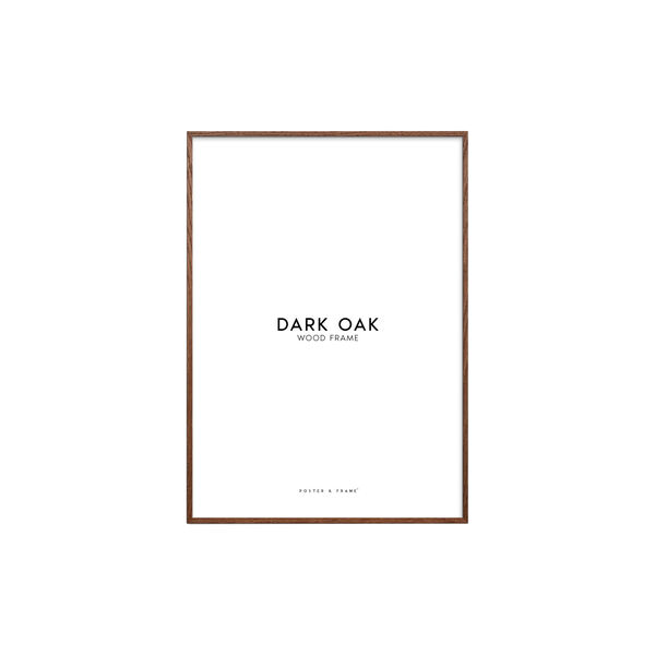 Wood Frame, dark oak, Poster & Frame