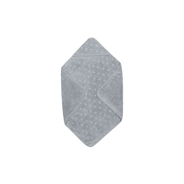 Baby Towel with Hood, jasmin blue, Müsli by Green Cotton