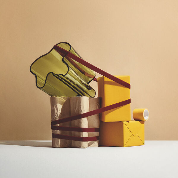 Alvar Aalto vas 20 cm, finnish sand, Iittala