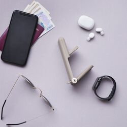 reCHARGE + trådlös powerbank, ivory sand, Kreafunk