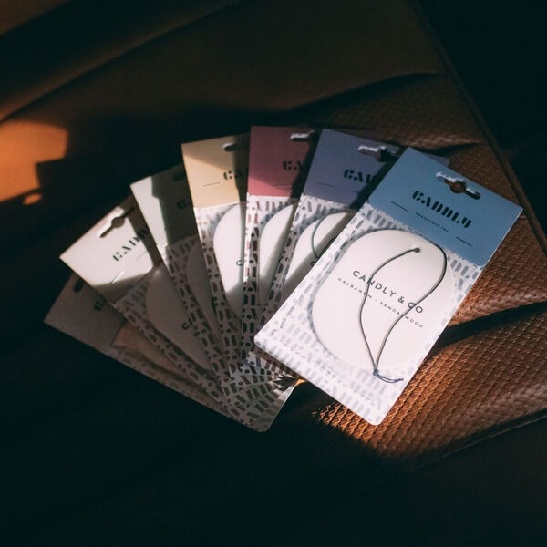 No. 1 Scented Car/Room Tag, Geranium/Incense No. 1 Scented Car/Room Tag, Geranium/Incense, Candly & Co