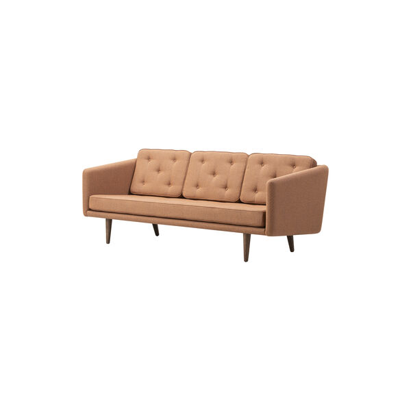 No. 1 2003 3-seater Sofa, Re-wool 0568/smoked oak, Fredericia Furniture