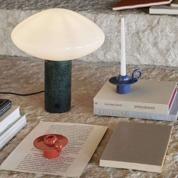 Mist AP17 Table Lamp, verde guatemala, &Tradition