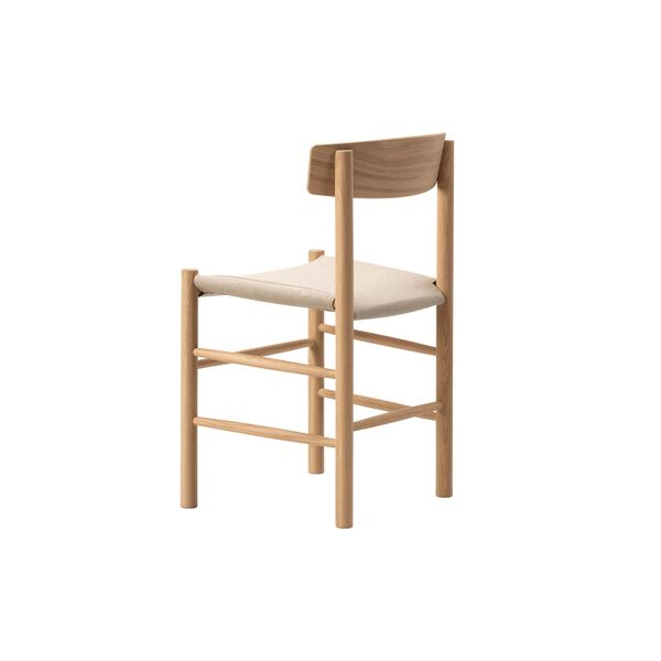 J39 Mogensen Chair with Seat Upholstery, light oiled oak/natural canvas J39 Mogensen Chair with Seat Upholstery, light oiled oak/natural canvas, Fredericia Furniture