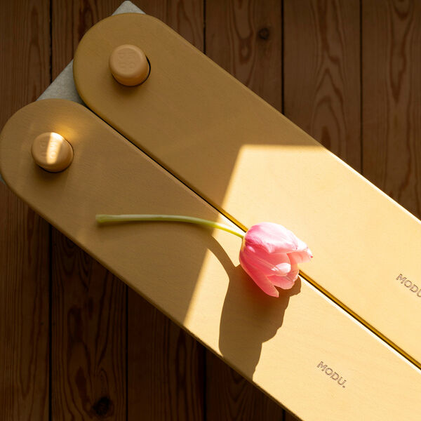 2 x Balansbommar, honey yellow, MODU