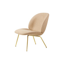 Beetle Lounge Chair Fully Upholstered, Around Bouclé 004/brass semi matt, GUBI