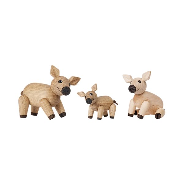 Penny Pig wooden figurine, Spring Copenhagen