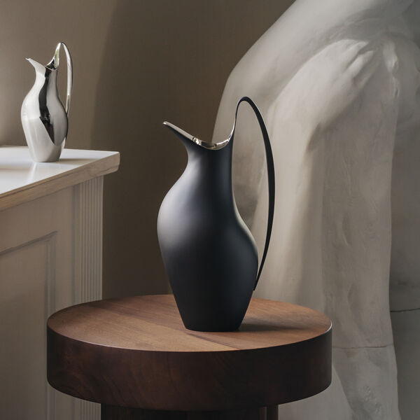 Koppel kanna 1,2 L, midnight black, Georg Jensen