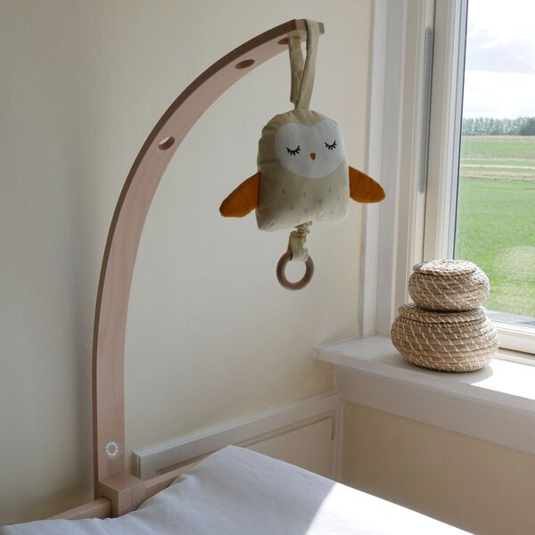 Ugla Owl Musical Toy, cream, Franck & Fischer