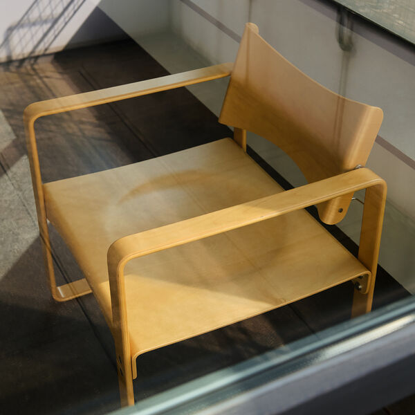 270 F Loungestol, honey-stained, Verpan