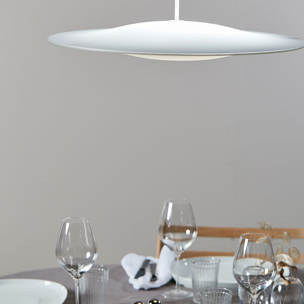 Sinus 550P Pendant, opal, Piet Hein
