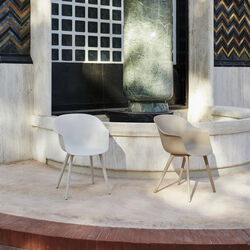 Bat Dining Chair Outdoor, new beige Bat Dining Chair Outdoor, new beige, GUBI
