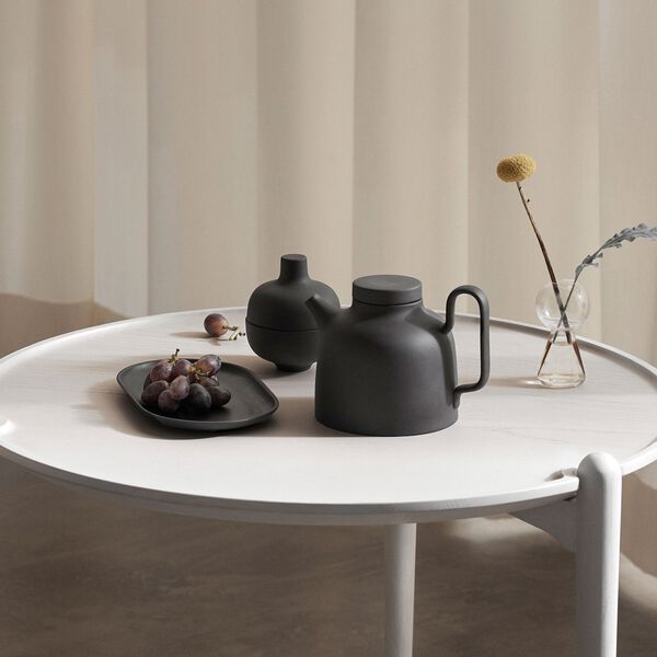 Sand Secrets Tea Pot, black clay Sand Secrets Tea Pot, black clay, Design House Stockholm