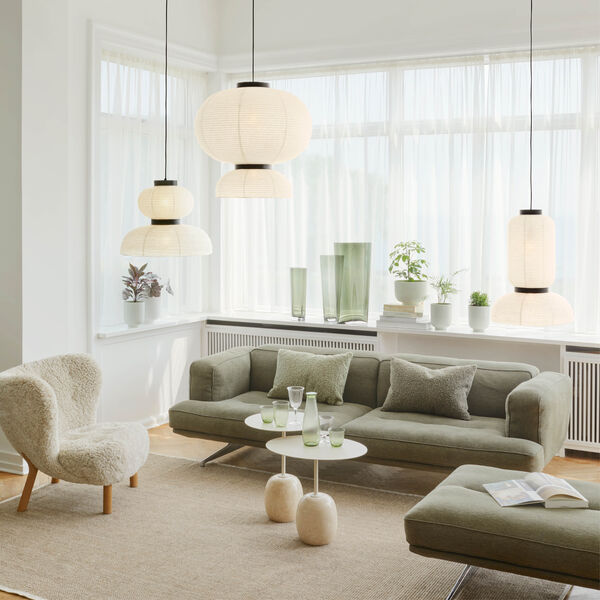 Formakami JH4 pendel, ivory vit, &Tradition