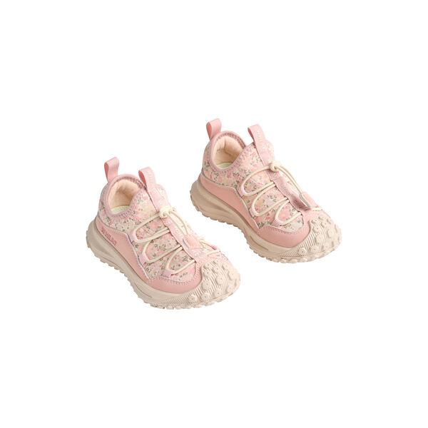 Sneaker Billie, ivory flower meadow, Wheat
